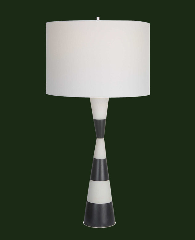 Striped Table Lamp